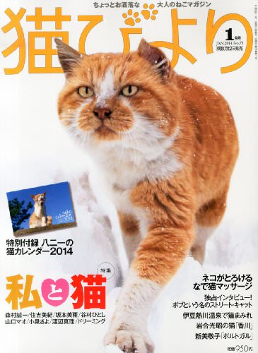 『猫びより』　2014年1月号に掲載されました