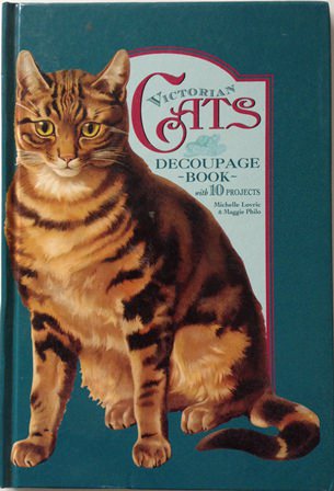 Victorian Cats Decoupage Book（英語）