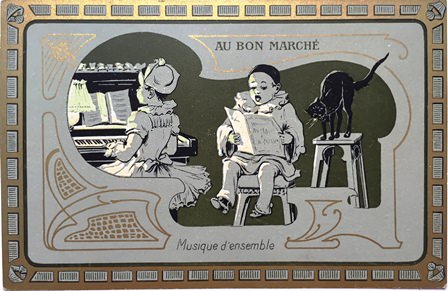 フランス　アンティーク　トレーディングカード　Au Bon Marché  4