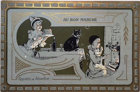 フランス　アンティーク　トレーディングカード　Au Bon Marché  3