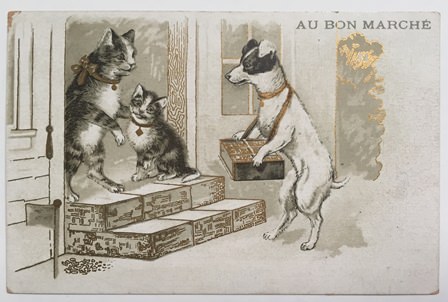 フランス　アンティーク　トレーディングカード　Au Bon Marché  1