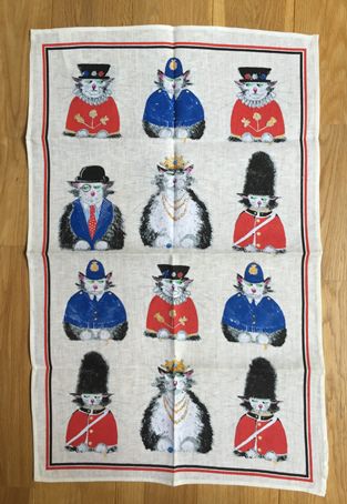 Ulster Weavers British Cats Linen Tea Towel