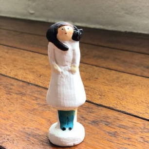 にしおゆき 陶製人形【ねこかまくら】 にしおゆき 陶製人形