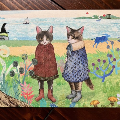 猫野ぺすかポストカード「遊遊心心（風景）」
