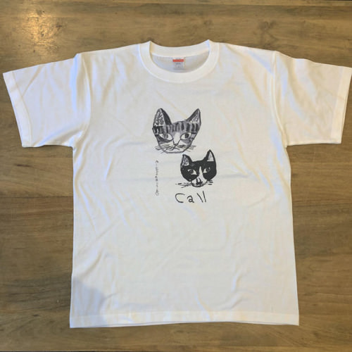 ミロコマチコ Tシャツ Shimaten （ホワイト）