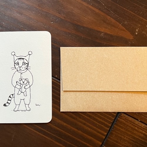 【新入荷】上野昌子ミニメッセージカード「ぼくのくま」