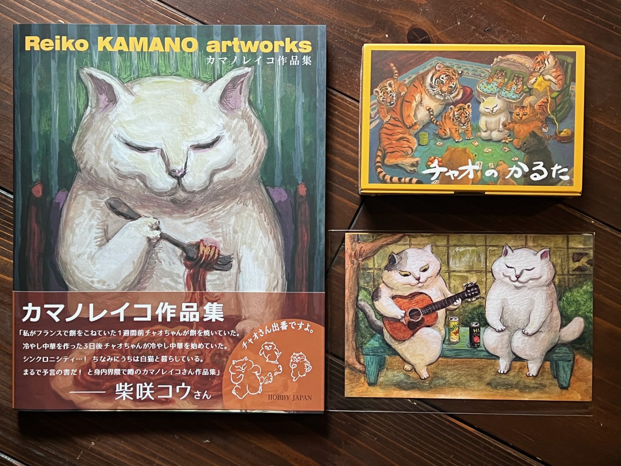 Reiko KAMANO artworks カマノレイコ作品集＆チャオのかるたセット