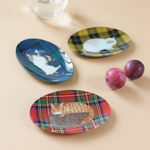 Matsuo Miyuki Glass Oval plate　松尾ミユキ　オーバルガラスプレート(4種類）