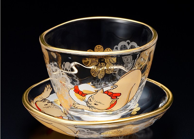 浮世絵グラス入荷