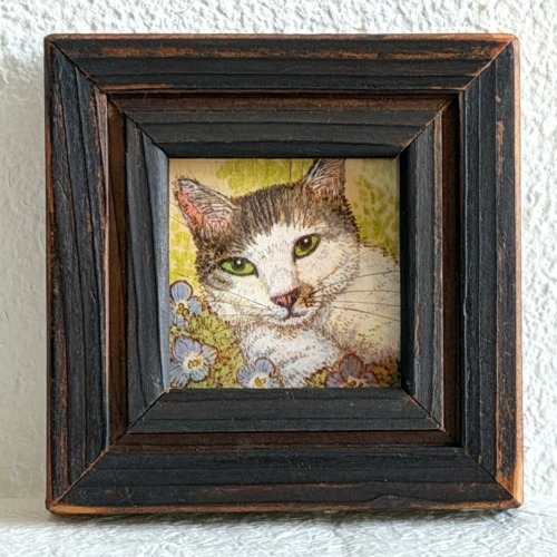 猫野ぺすか額装作品「ナル」