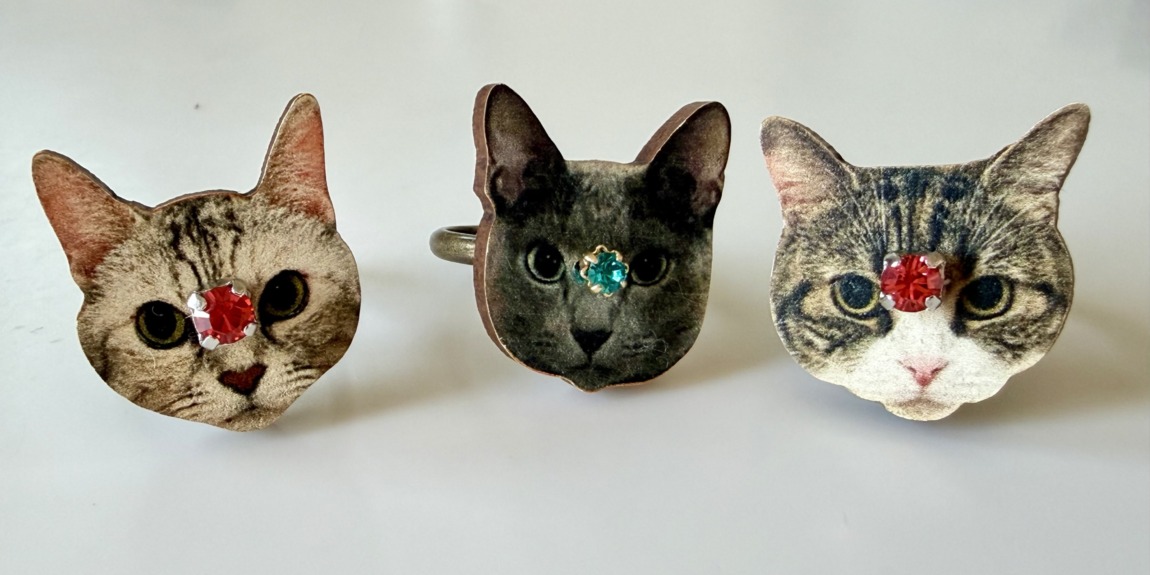 猫ビーズ作家　Airisさんの新作です