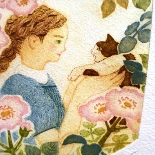 bonhancoシート作品「花の中で」